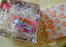 아주 특별한 이벤트 '선물 상자 홈 틸리버리' (초콜릿+헤어핀+영문, 한글카드, 가죽가방 (별도)